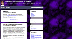 Desktop Screenshot of news.larryniven.net